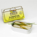 Sardinas en aceite de oliva "Paco Lafuente" 3/5 piezas 125gr
