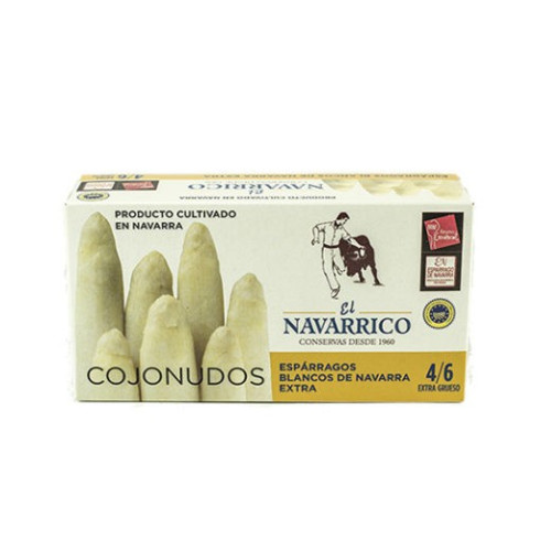Espárragos de Navarra "El Navarrico" 4/6 piezas 390gr