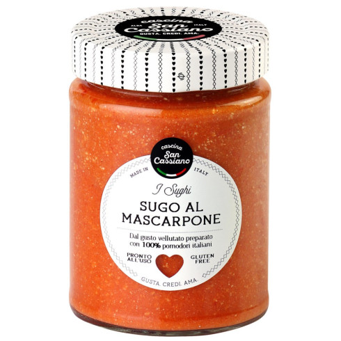 Salsa de tomate con mascarpone "Cascina San Cassiano" 290gr