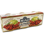 Calamares en salsa americana "Miau" Pack de 3 latas (3 x 51gr)