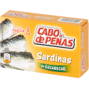 Sardinas en escabeche "Cabo de Peñas" 120gr
