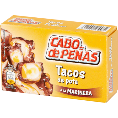Tacos de pota a la marinera "Cabo de Peñas" 111gr