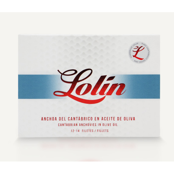 Anchoas del Cantábrico en aceite de oliva "Lolín" 50gr