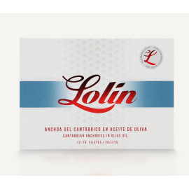 Anchoas del Cantábrico en aceite de oliva "Lolín" 80gr