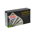 Sardinillas de la Costa en aceite de oliva "Usisa" 120gr