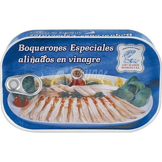 Boquerones en vinagre especiales "Ahumados Domínguez" 250gr