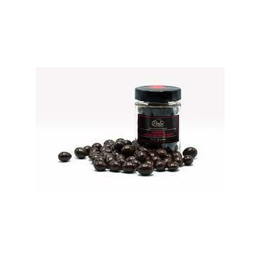 Almendras bañadas en chocolate negro "Pérez" 150gr