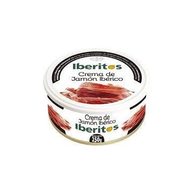 Crema de jamón ibérico "Iberitos" 250gr
