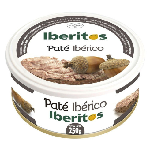 Paté de cerdo ibérico "Iberitos" 250 gr.