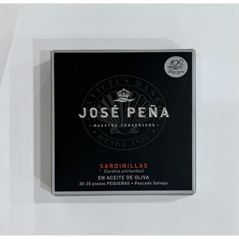 Sardinillas en aceite de oliva "José Peña" 30/35 piezas 138gr