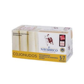 Espárragos blancos de Navarra "El Navarrico" Extra Gruesos 5/7 piezas 780gr