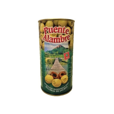 Aceitunas rellenas de anchoa "Puente Alambre" 1,5kg
