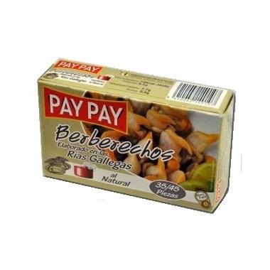 Berberechos al natural "Pay Pay" 35/45 piezas 115gr