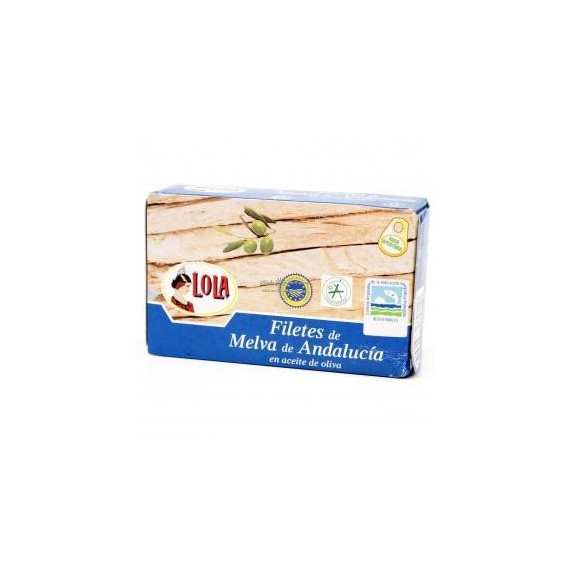 Filetes de melva de Andalucía en aceite de oliva "Lola" 115gr
