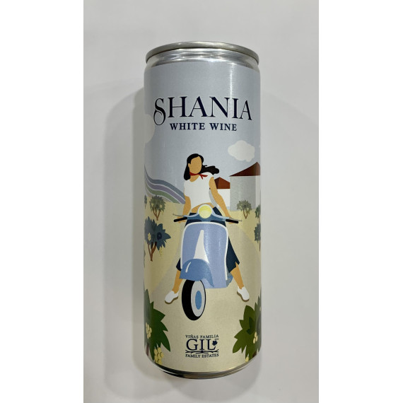 "Shania" vino blanco en lata Juan Gil 250ml