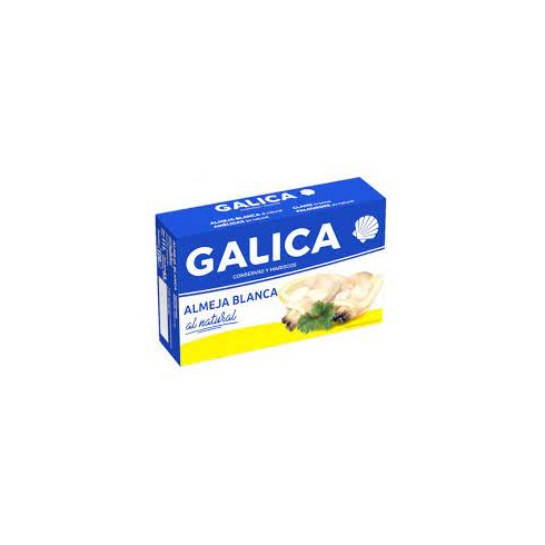 Almeja blanca al natural "Galica" 111gr