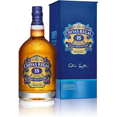Whisky "Chivas Regal" 18 años Gold Signature 70cl