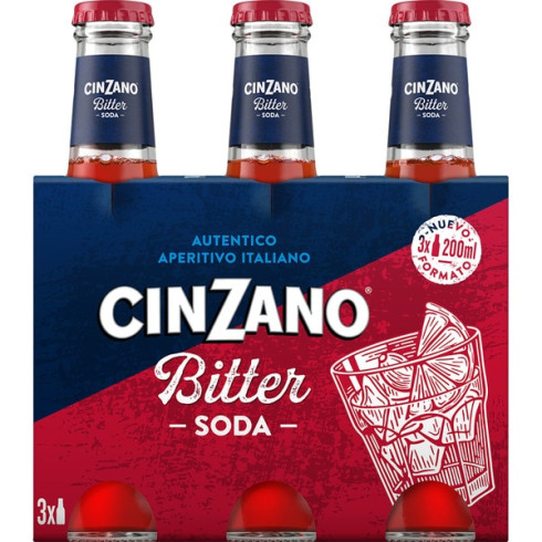 Bitter Soda "Cinzano" 3 x 200ml