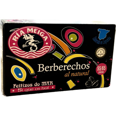Lote ahorro 3 latas de berberechos "Ría Meiga" 55/65 piezas 