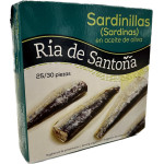 Sardinillas en aceite de oliva "Ría de Santoña" 25/30piezas 260gr