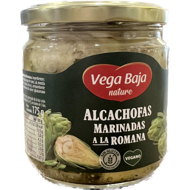 Alcachofas marinadas a la romada "Vega Baja" 295gr