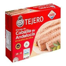 Filetes de caballa de Andalucía en aceite de oliva "Tejero" 525 gr