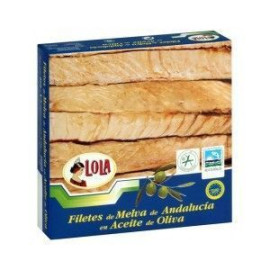 Filetes de melva de Andalucía en aceite de oliva "Lola" 260gr.