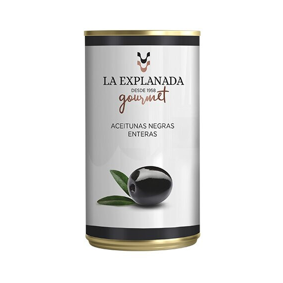 Aceitunas negras enteras "La Explanada Gourmet" 350gr