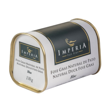 Foie gras natural de pato "Imperia" 130gr