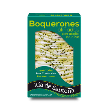 producto Boquerones en vinagre aliñados con aceite de oliva "Ría de Santoña" 110gr