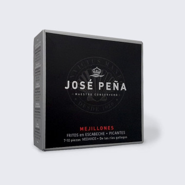 Mejillones en escabeche PICANTES "José Peña" 7/10 piezas 110gr