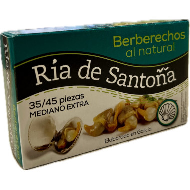 producto Berberechos al natural "Ría de Santoña" 35/45 piezas 115g