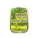 Sardinas en aceite de oliva con pimienta verde "La Belle-Iloise" 115gr