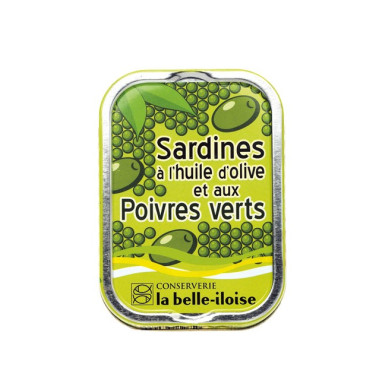 producto Sardinas en aceite de oliva con pimienta verde "La Belle-Iloise" 115gr