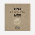Bases redondas para pizza extrafinas "Colmado Singular" 5 unidades 30cm