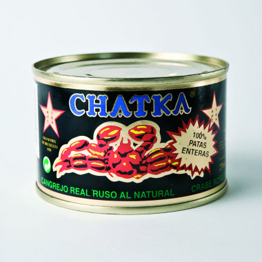 producto Carne de cangrejo real ruso "Chatka" 100% Patas 110gr