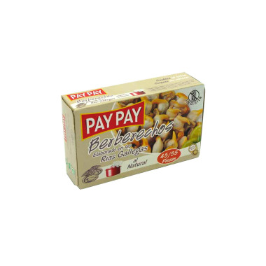 Berberechos al natural "Pay Pay" 45/55 piezas 115gr