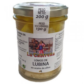 Lomos de lubina en aceite de oliva "La Castreña" 200gr