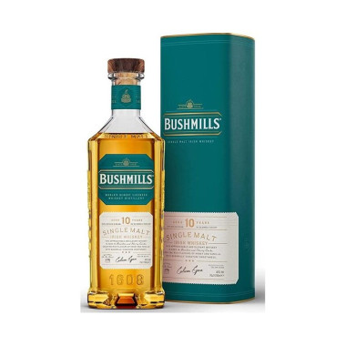Whisky irlandés "Bushmills" Single Malt 10 años 70cl