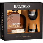 Estuche Ron "Barceló Imperial" + 2 vasos