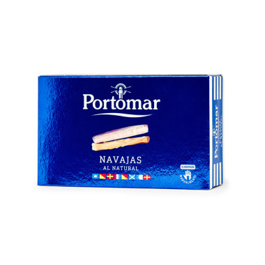 Navajas al natural "Portomar" 6/8 piezas 111gr