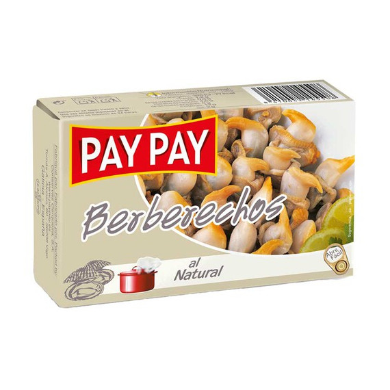 Berberechos al natural "Pay Pay" 55/65 piezas 115gr