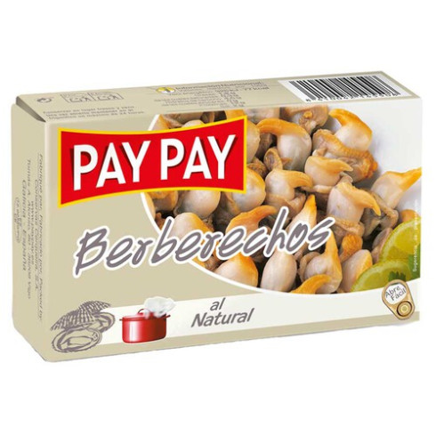 Berberechos al natural "Pay Pay" 55/65 piezas 115gr