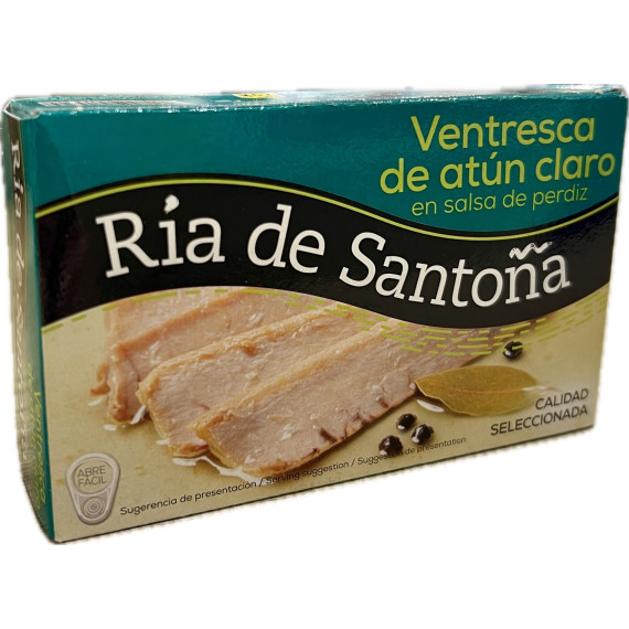 Ventresca de atún claro en salsa de perdiz "Ría de Santoña" 120gr