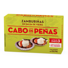 Zamburiñas en salsa de vieira "Cabo de Peñas" 111gr