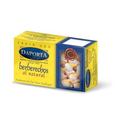 Berberechos al natural "Daporta" Medianos 120gr