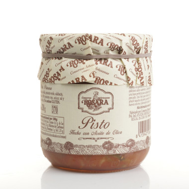 Pisto con aceite de oliva "Rosara" 330gr