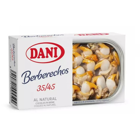 Berberechos al natural "Dani" 35/45 piezas 111gr