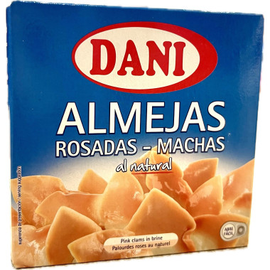 Almejas rosadas machas al natural "Dani" 111gr