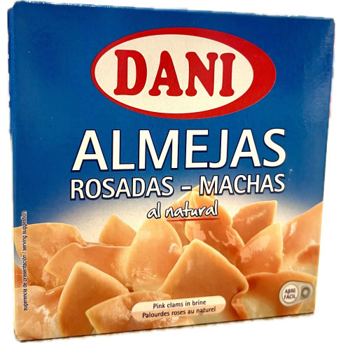 Almejas rosadas machas al natural "Dani" 111gr